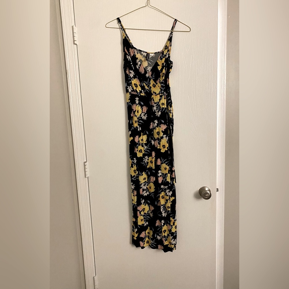 H&M Floral Maxi Wrap Dress - Medium